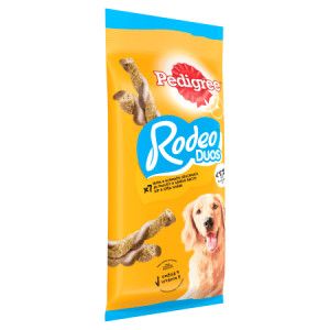 Pedigree Rodeo Duos met kip en speksmaak hondensnack (123 gr) 10 x 123 g