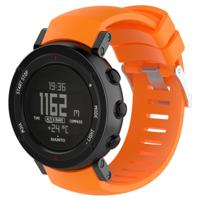 Silicone polsbandje voor vervanging voor SUUNTO Core ALU Black (oranje)