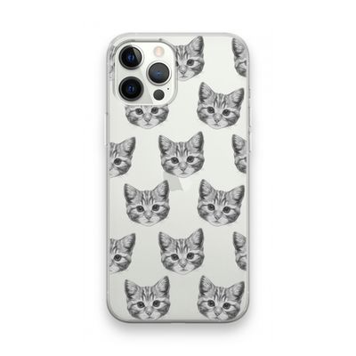 Kitten: iPhone 12 Pro Max Transparant Hoesje