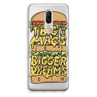 Big Macs Bigger Dreams: OnePlus 6 Transparant Hoesje