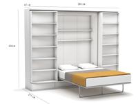 Tweepersoons bedkast Suit Geen matras