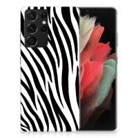 Samsung Galaxy S21 Ultra | TPU Hoesje | Zebra