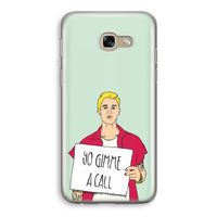 Gimme a call: Samsung Galaxy A5 (2017) Transparant Hoesje