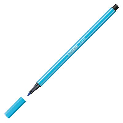 Stabilo pen 68 - viltstift - azuurblauw (68/57)