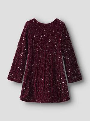 Name it winter jurk meisjes - paars - regular fit - NkfRusitta