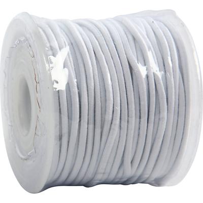 Creativ Company Elastiek dikte 2mm wit, 25m