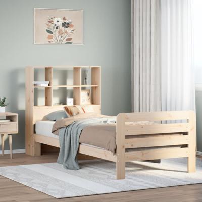 Bedframe zonder matras massief grenenhout 90x190 cm