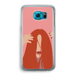 Woke up like this: Samsung Galaxy S6 Transparant Hoesje