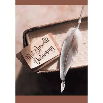 Wenskaarten Rouw pak a 10 stuks