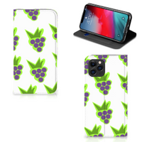 Apple iPhone 11 Pro Flip Style Cover Druiven - thumbnail