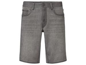 LIVERGY Heren sweatdenim korte broek (50, Lichtgrijs)