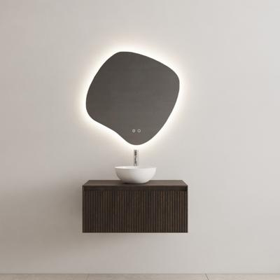 Onderkast Gliss Design Timotheus 90 cm Incl. Topplaat Charcoal Gliss Design