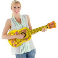 Opblaasbare Hippie Ukelele (80cm)