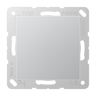 Jung A500 blindplaat aluminium A594-0AL