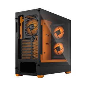 Fractal Design Pop Air RGB Orange Core TG Clear Tint tower behuizing Window-Kit