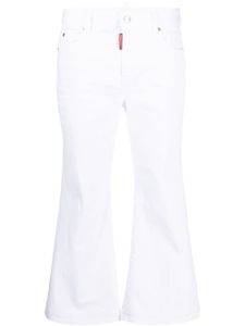 DSQUARED2 jean White Bull à coupe courte - Blanc