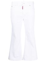 DSQUARED2 White Bull cropped jeans - Blanc