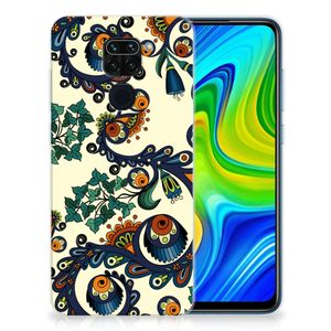 Siliconen Hoesje Xiaomi Redmi Note9 Barok Flower