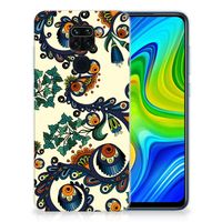 Siliconen Hoesje Xiaomi Redmi Note9 Barok Flower