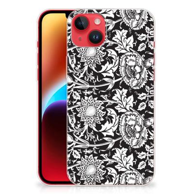 iPhone 14 Plus | TPU Case | Black Flowers iPhone 14 Plus | TPU Case | Black Flowers