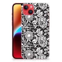 iPhone 14 Plus | TPU Case | Black Flowers