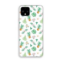 Ananas bladeren: Pixel 4 Transparant Hoesje