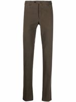 PT Torino pantalon chino slim à taille mi-haute - Marron