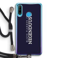 Blijve plakken in Negenduust: Huawei P30 Lite Transparant Hoesje met koord