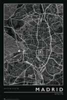 Poster Madrid City Map 61x91,5cm