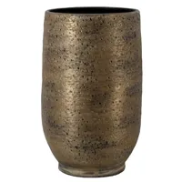 Vaas aveiro d32h50cm bruingoud