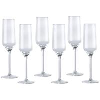 Luxury houseware Champagneglazen - 36x - glas - 220 ml - Bruiloft/Feest