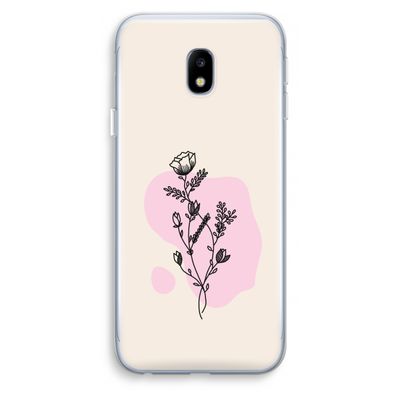 Roses are red: Samsung Galaxy J3 (2017) Transparant Hoesje