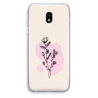Roses are red: Samsung Galaxy J3 (2017) Transparant Hoesje