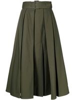Patou jupe plissée à taille haute - Vert