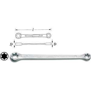 Hazet 609-E20XE24 HAZET Dubbele ringsleutel Sleutelbreedte (metrisch) (alleen voor ADT) 18.49 - 22.16 mm