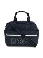 BOSS Kidswear sac à langer à logo imprimé - Bleu