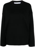 IRO pull à logo intarsia - Noir