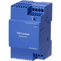 TDK-Lambda DRL60-12-1 DIN-rail netvoeding 12 V 4.5 A 54 W Inhoud: 1 stuk(s) - thumbnail