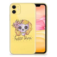 Silicone Back Case Apple iPhone 11 Boho Skull