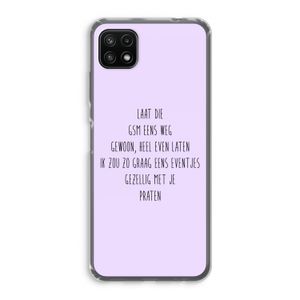 GSM: Samsung Galaxy A22 5G Transparant Hoesje