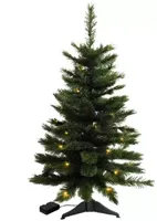 Own Tree Siberian verlichte tafelmodel kunstkerstboom groen 60cm Own Tree Siberian verlichte tafelmodel kunstkerstboom groen 60cm