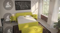 Standaard boxspring 160 x 220 cm- stofkleur 1937