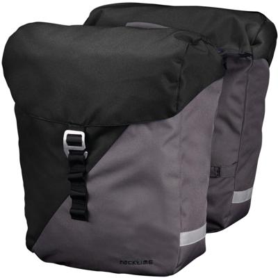 Racktime Double bag vida black/grey