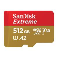 Sandisk MicroSDXC Extreme 512GB 190/130 Mb/s - A2 - V30 - thumbnail