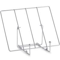 Metalen tablet/iPad standaard/houder zilver 30 cm - thumbnail