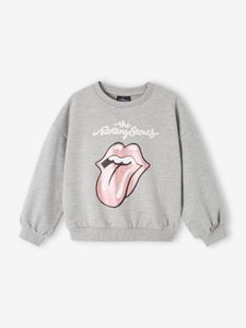 Meisjes sweatshirt The Rolling Stones® gemêleerd grijs