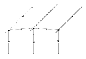 Dorema Frame Voortent Staal EasyGrip 28mm diepte 270/300