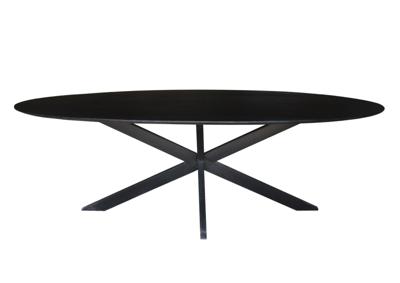 Oslo Black Oval 240 cm-12540