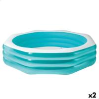 Opblaaszwembad Intex 254 x 56 x 254 cm (2 Stuks) Opblaaszwembad Intex 254 x 56 x 254 cm (2 Stuks)
