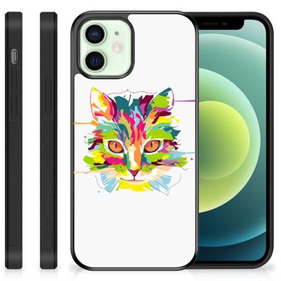 iPhone 12 Mini | Bumper Hoesje | Cat Color